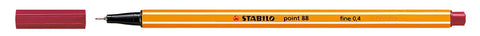 STABILO Feinschreiber point 88 0,4mm 88/50 dunkelrot