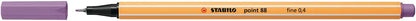 STABILO Fineliner Point 88 0.4mm 88/62 grau violett