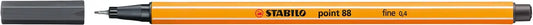 STABILO Fineliner Point 88 88/97 schwarzgrau