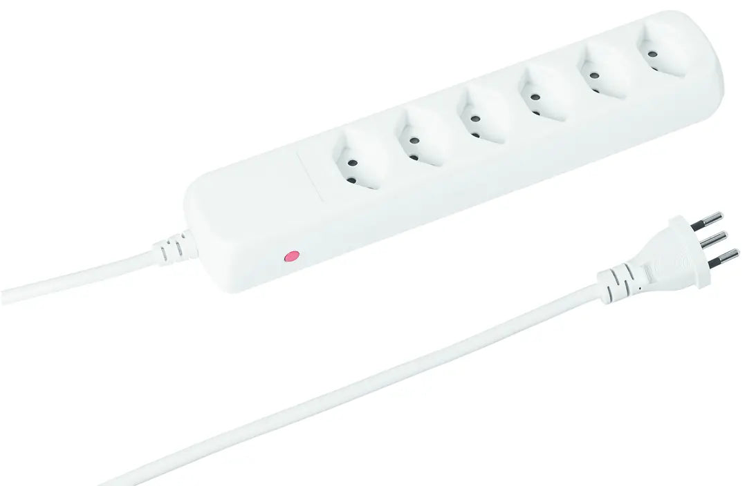STEFFEN Steckdosenleiste 207605216 C POWER EASY 1.5m, 6xT13, weiss