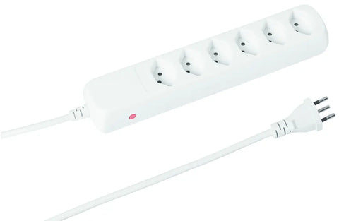 STEFFEN Steckdosenleiste 207605216 C POWER EASY 1.5m, 6xT13, weiss