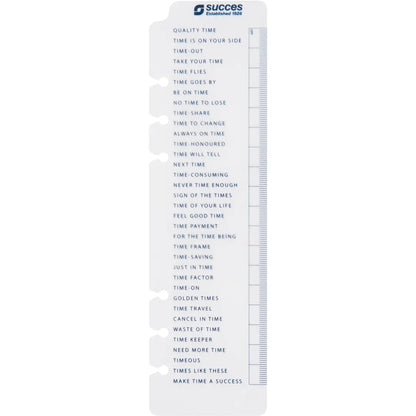 SUCCES Agenda A5 Massstab 84720200U transparent