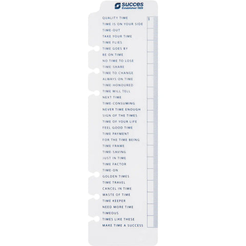 SUCCES Agenda A5 Massstab 84720200U transparent