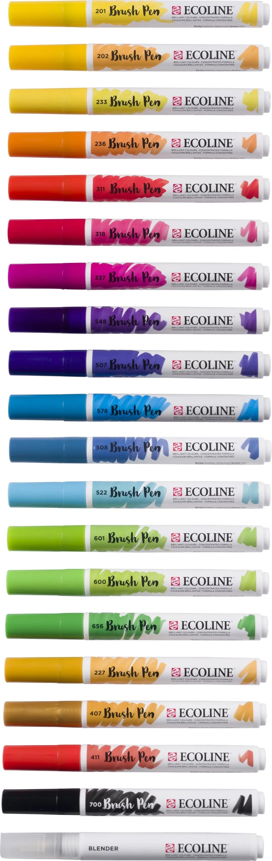 TALENS Ecoline Brush Pen Set 11509024 ass. 20 Stück