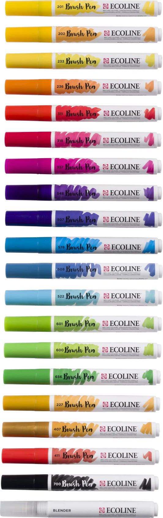 TALENS Ecoline Brush Pen Set 11509024 ass. 20 Stück