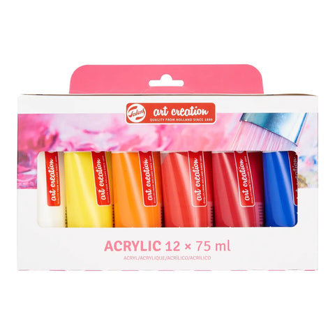 TALENS Acrylfarbe Art Creation 3582812M Set à 12x75ml