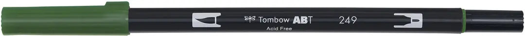 TOMBOW Dual Brush Pen ABT 249 hunter green