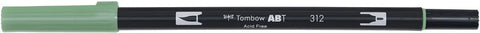 TOMBOW Dual Brush Pen ABT 312 holly green