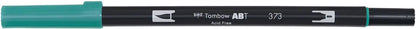 TOMBOW Dual Brush Pen ABT 373 sea blue