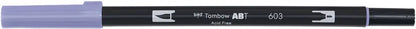 TOMBOW Dual Brush Pen ABT 603 periwinkle