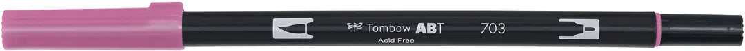 TOMBOW Dual Brush Pen ABT 703 pink rose