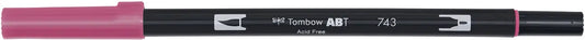 TOMBOW Dual Brush Pen ABT 743 hot pink