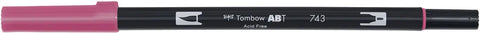 TOMBOW Dual Brush Pen ABT 743 hot pink