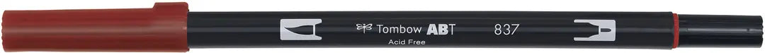 TOMBOW Dual Brush Pen ABT 837 wine red