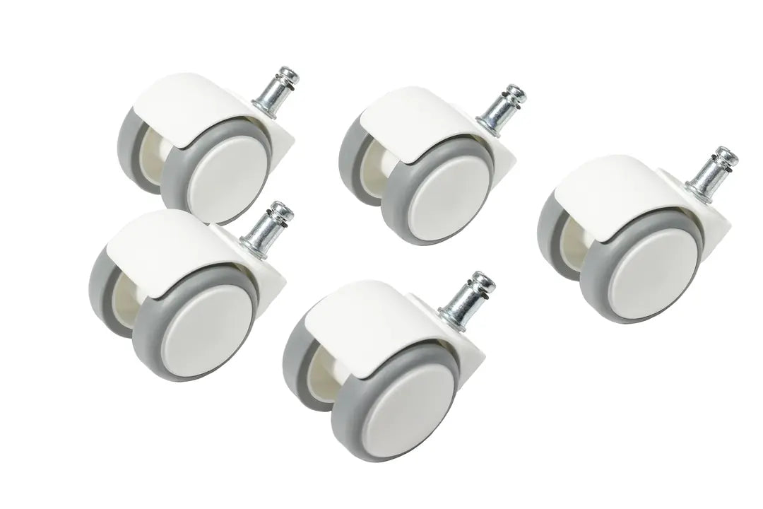 TOPSTAR Hartbodenrollen 6991W weiss 5 Stück