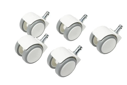 TOPSTAR Hartbodenrollen 6991W weiss 5 Stück