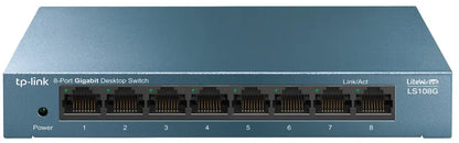 TP-LINK 8-Port Gigabit Desktop Switch TL-SG108S Desktop Steel Case