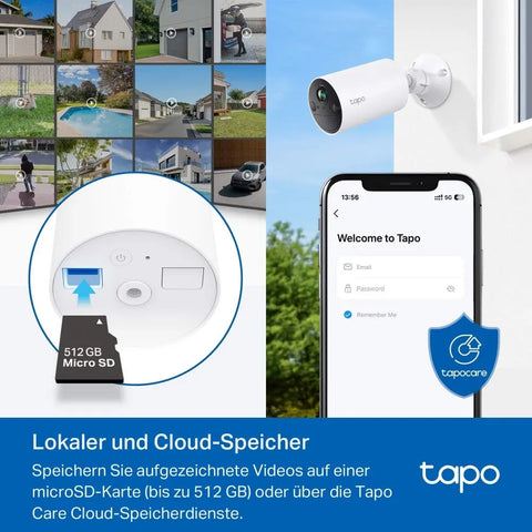 TP-LINK Smart Wless Security Camera Tapo C410 KIT incl. Solar Panel