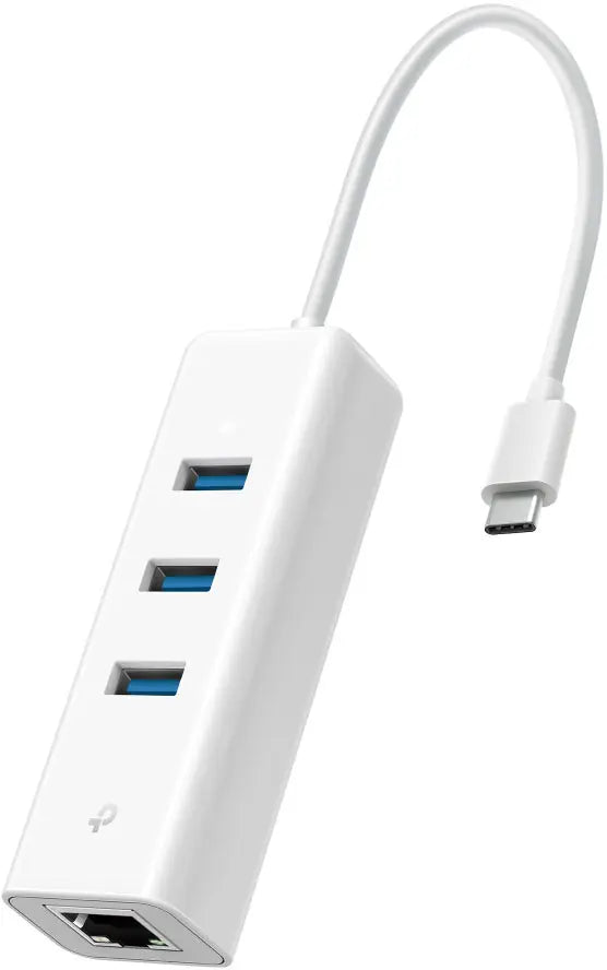 TP-LINK USB-C to GBE Network Adapter UE330C with 3-Port USB-A Hub