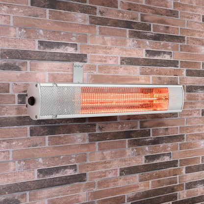 TRISTAR Terrassen-Heizgerät KA-5277 silber, IP55 2000W