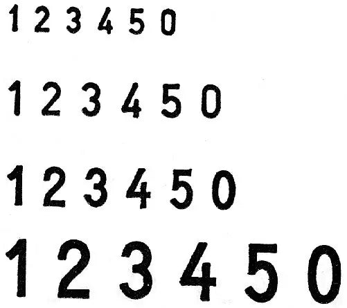 TRODAT Ziffernstempel 1546 6-stellig 4mm