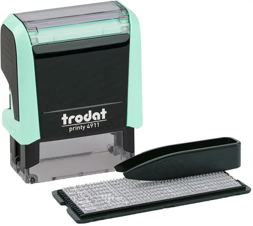TRODAT Printy 4911 Typo 3 Zeilen Text 180854 pastellgrün