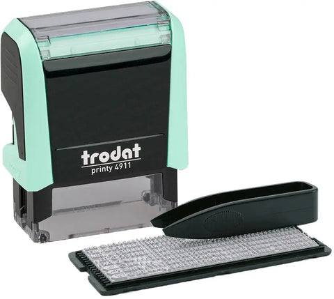 TRODAT Printy 4911 Typo 3 Zeilen Text 180854 pastellgrün