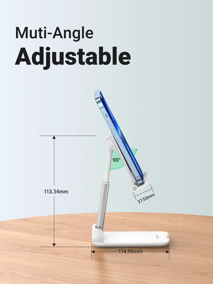 UGREEN Multiangle Phone Desktop 20434 Stand Foldable, White