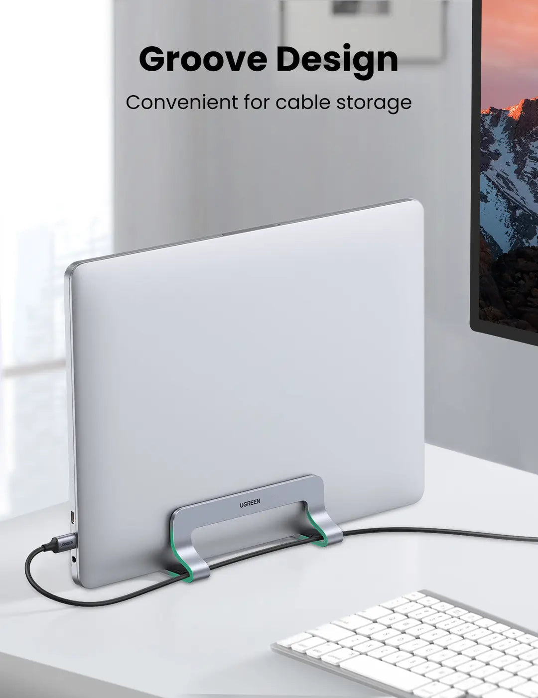 UGREEN Vertical Laptop Stand 20471 Silver