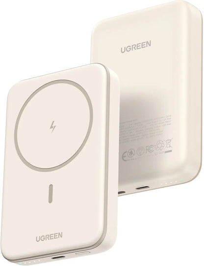 UGREEN Magnetic Power Bank 10000mAh 25208 20W,Wireless , Beige