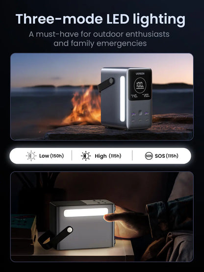 UGREEN Nexode Power Bank 48000 mAh 25286 300W, PD 3.1, Fast Charging