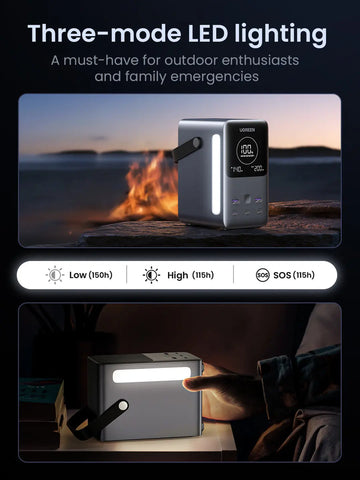 UGREEN Nexode Power Bank 48000 mAh 25286 300W, PD 3.1, Fast Charging