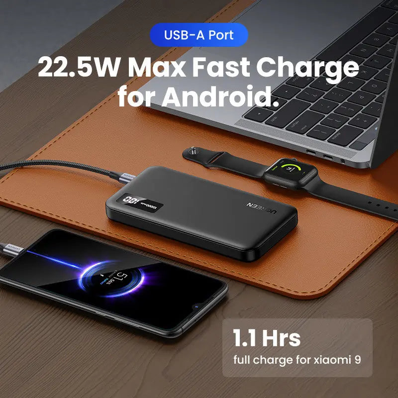 UGREEN Power Bank 10000mAh 25742 20W, Two-way Fast Charging