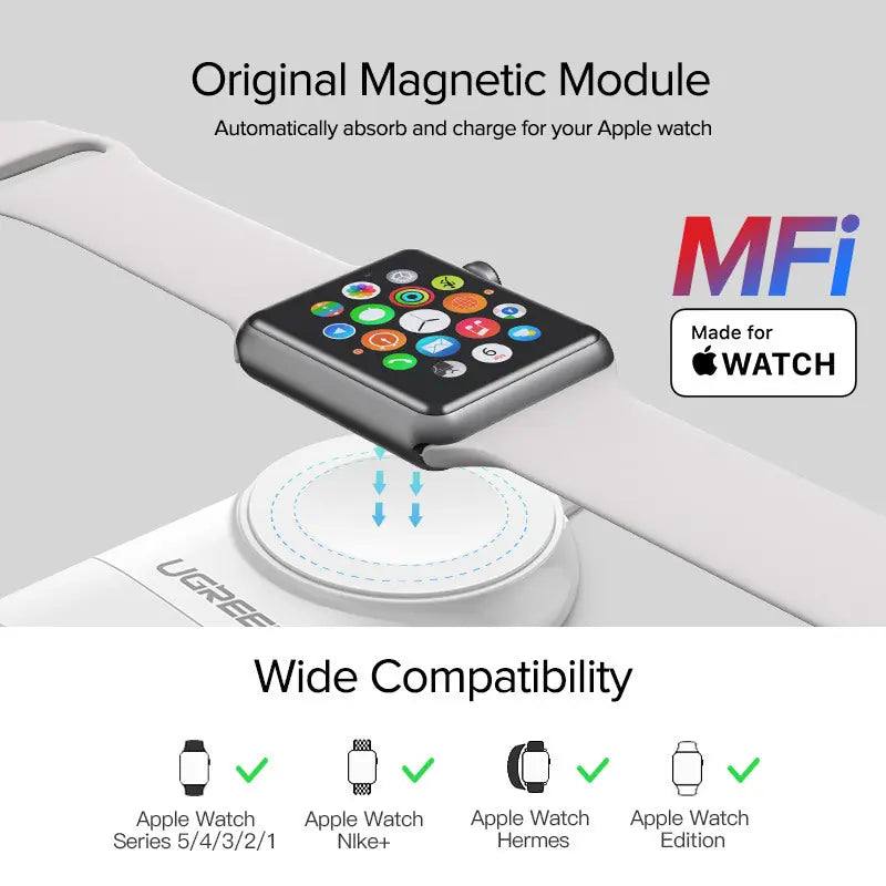 UGREEN Magnetic USB Charger 50944 Apple Watch,White
