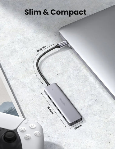 UGREEN USB-C Hub 4in1, Silver 70336 4xUSB-A