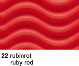 URSUS Wellkarton 50x70cm 10142222 260g, rubinrot