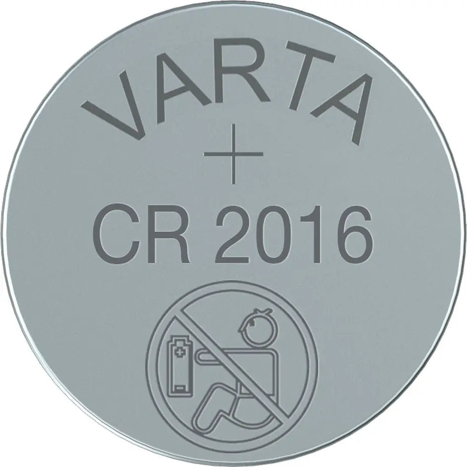VARTA Knopfzellenbatterie 06016 101 415 CR2016 5 Stück