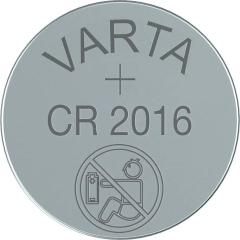 VARTA Knopfzellenbatterie 06016 101 415 CR2016 5 Stück