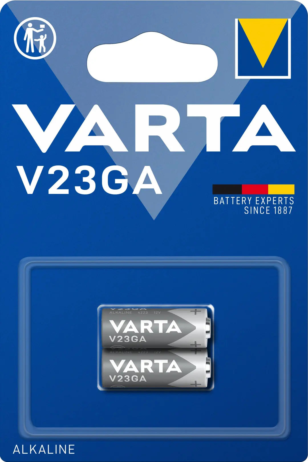 VARTA Knopfzellenbatterie 4223101402 V23GA/8LR932 2 Stück