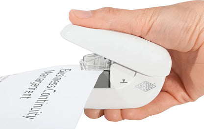 WEDO Klammerloser Hefter MINI 1272000 weiss 5 Blatt
