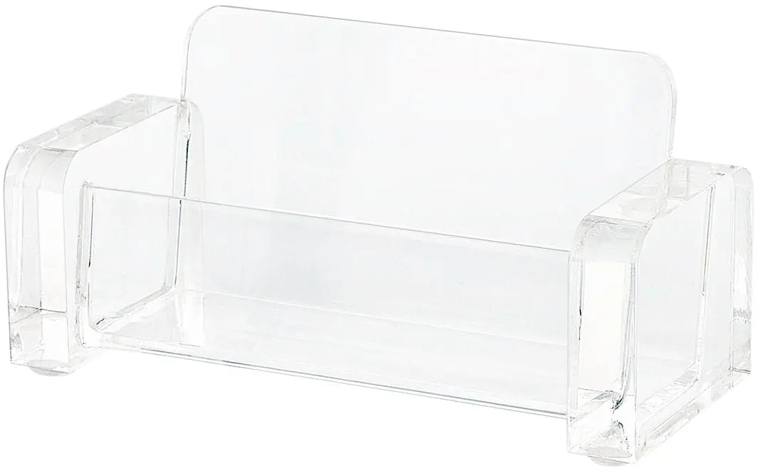 WEDO Visitenkartenhalter CRISTAL. 604416 11.5x5.5x5cm Acryl transp.