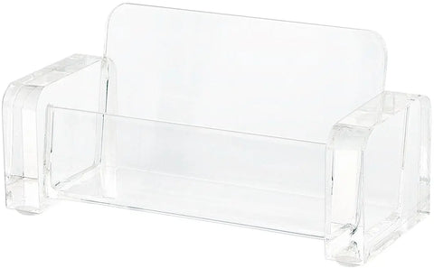 WEDO Visitenkartenhalter CRISTAL. 604416 11.5x5.5x5cm Acryl transp.