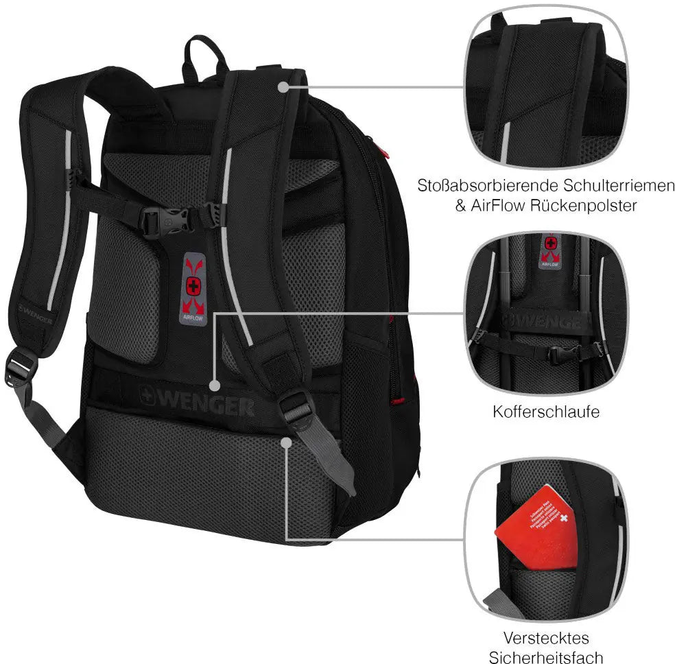 WENGER Business Backpack Carbon Pro 653129 15.6 inch
