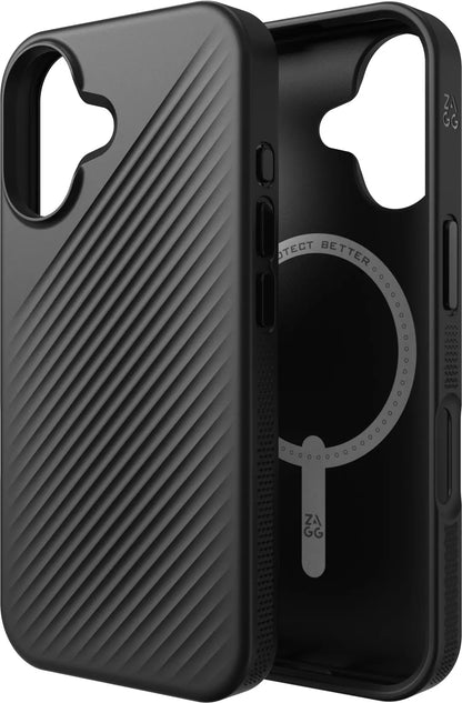 ZAGG Luxe Cases Snap Apple 702315006 iPhone 16,Black