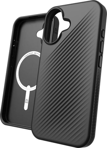 ZAGG Luxe Cases Snap Apple 702315006 iPhone 16,Black