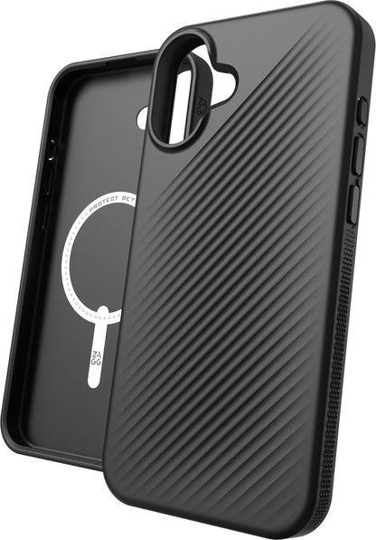 ZAGG Luxe Cases Snap Apple 702315007 iPhone 16 Plus, Black
