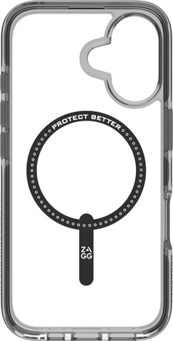 ZAGG Santa Cruz Cases Snap Apple 702315050 iPhone 16,Black