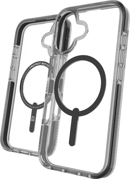 ZAGG Santa Cruz Cases Snap Apple 702315050 iPhone 16,Black