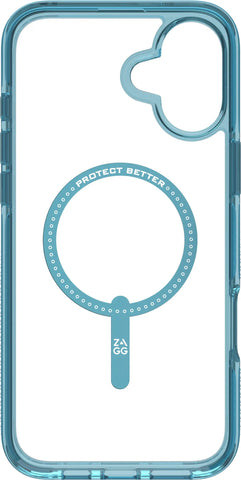 ZAGG Santa Cruz Cases Snap Apple 702315059 iPhone 16 Plus,Retro Blue