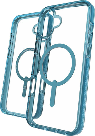 ZAGG Santa Cruz Cases Snap Apple 702315059 iPhone 16 Plus,Retro Blue